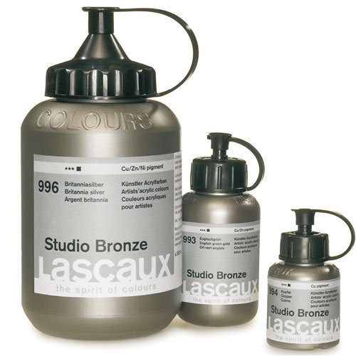 Lascaux Studio Bronze : 250ml: Rich Pale Gold