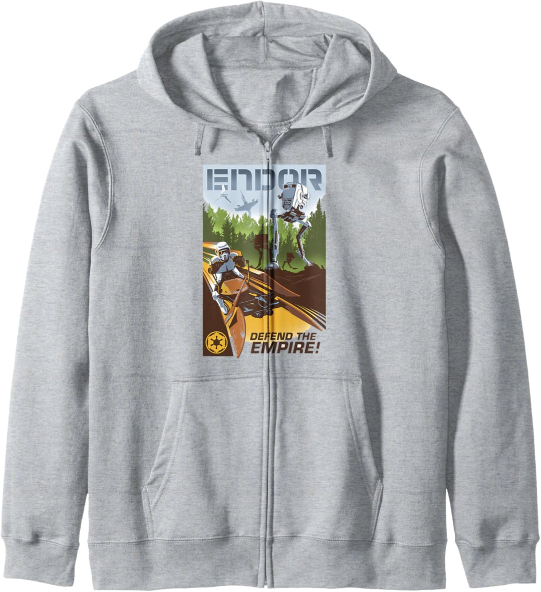 Star Wars Endor Defend The Empire Collage Poster Kapuzenjacke