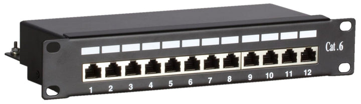 DSIT Patchpanel 10 Zoll - 12-Fach FTP Patchpanel CAT 6 10 Zoll - 12-fach Cat6 FTP, 10 Zoll - 12-fach