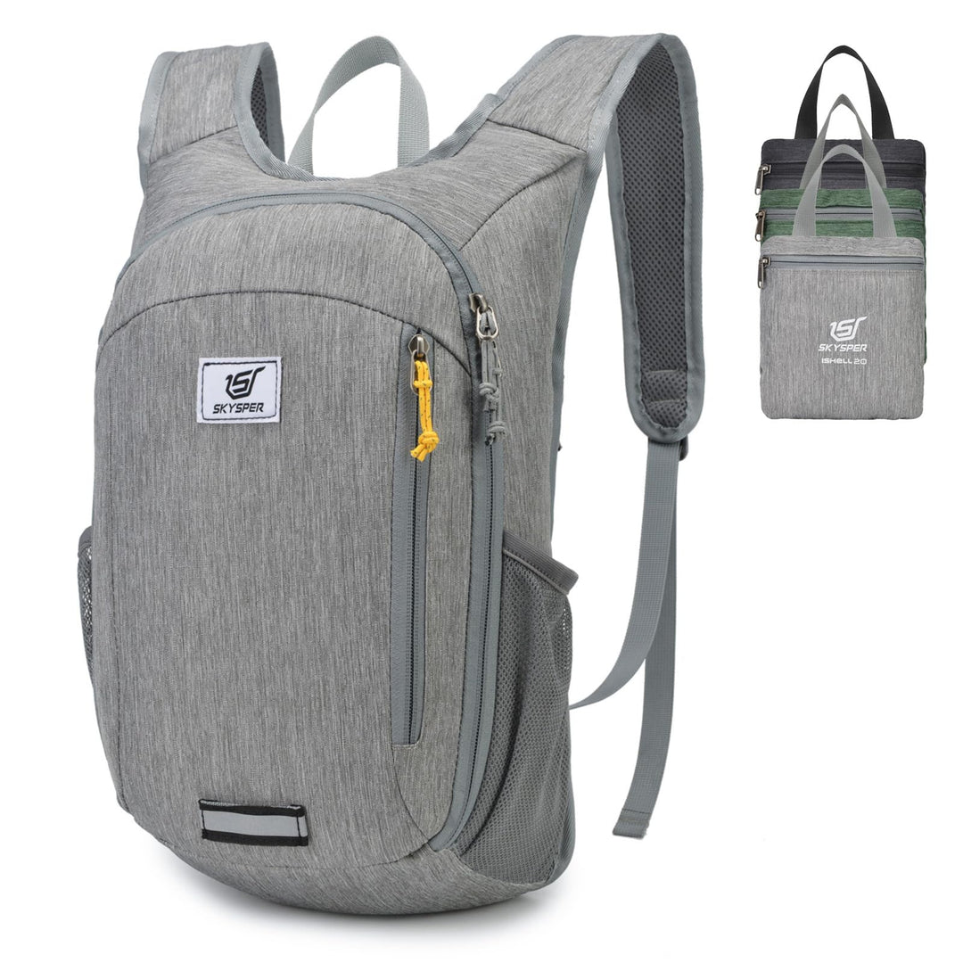 SKYSPER 10L/15L/20L Faltbarer Rucksack Ultraleicht Tagesrucksack Wasserfest Daypack Reiserucksack Wa