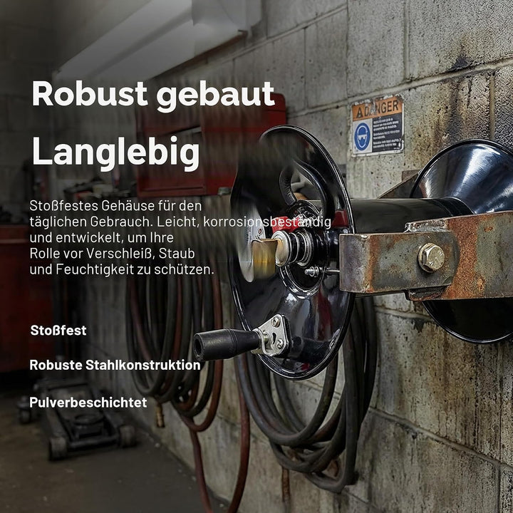 ReelWorks l201303a handkurbel-schlauchaufroller ohne Schlauch-luftverdichter