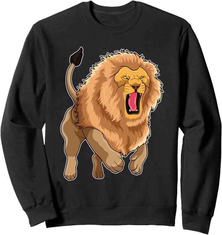 Brüllender Löwe Sweatshirt
