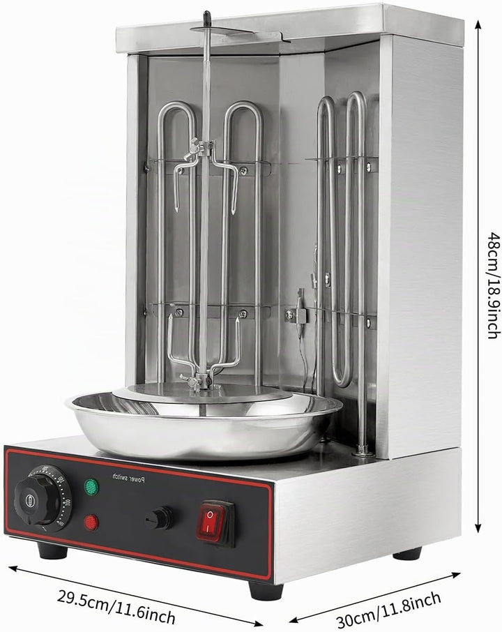 3000W 220V Dönermaschine Elektrisch,Grill Machine,Einstellbares Design,Temperatur 50°C-300°C,Rotatio