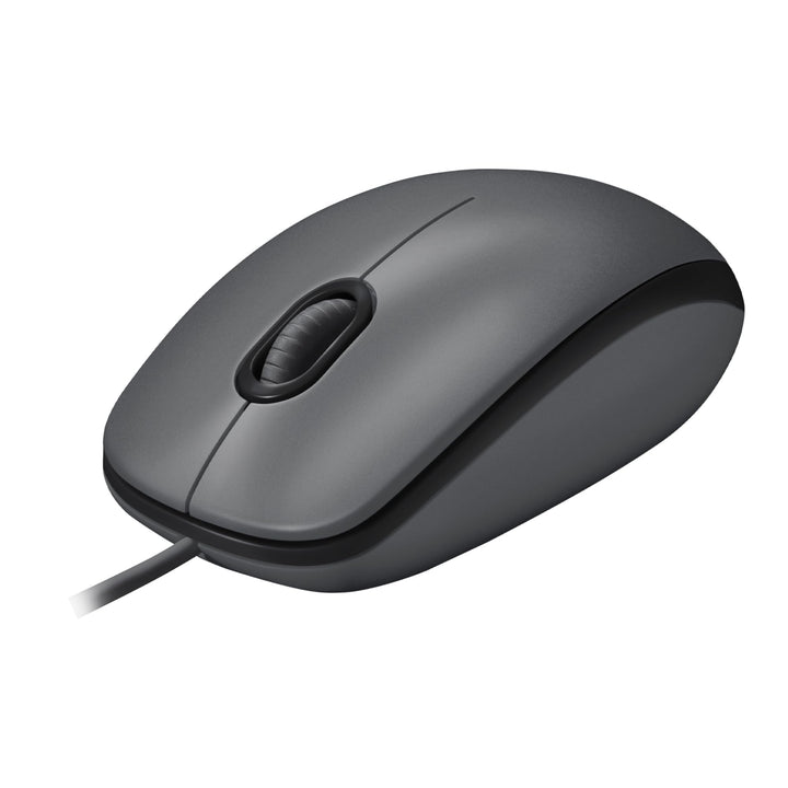 Logitech M100 Kabelgebundene USB-Maus, 3 Tasten, 1000 DPI Optical Tracking, Für Links- und Rechtshän