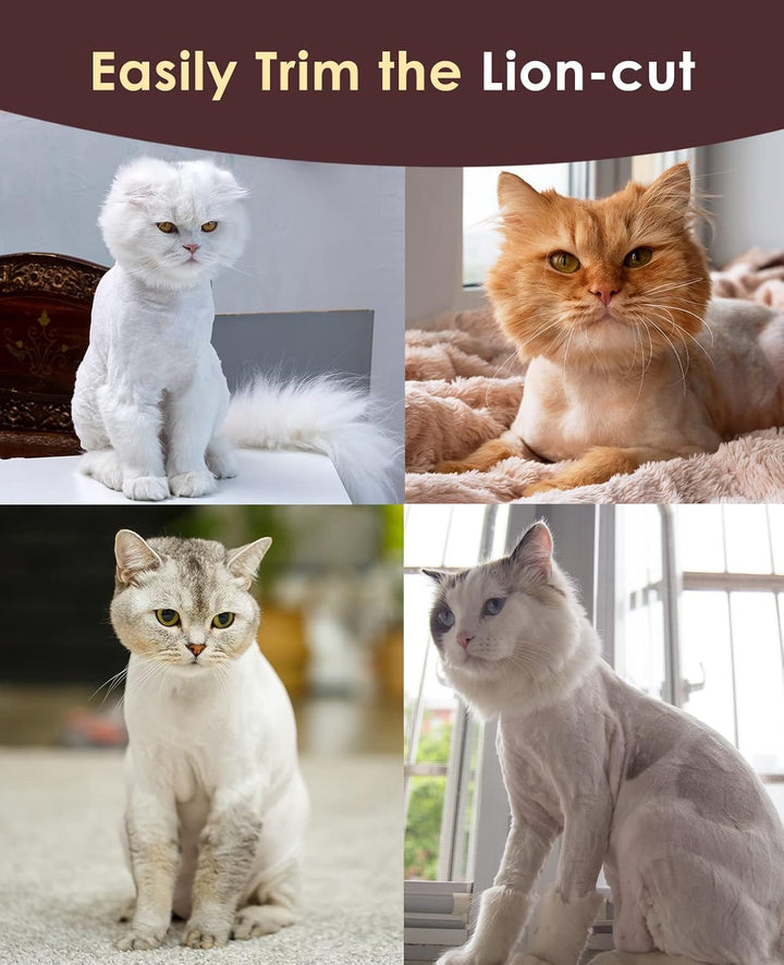 oneisall Schermaschine Katze Leise haarschneidemaschine für katzen langhaar katzenrasierer für langh
