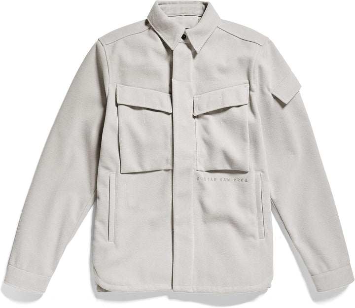 G Star RAW, Herren Mysterious Regular Hemd L Grau (Cool Grey D21982-d200-1295), L Grau (Cool Grey D2
