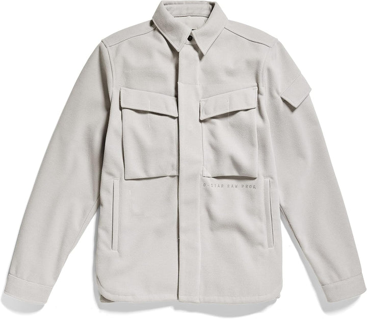 G Star RAW, Herren Mysterious Regular Hemd L Grau (Cool Grey D21982-d200-1295), L Grau (Cool Grey D2