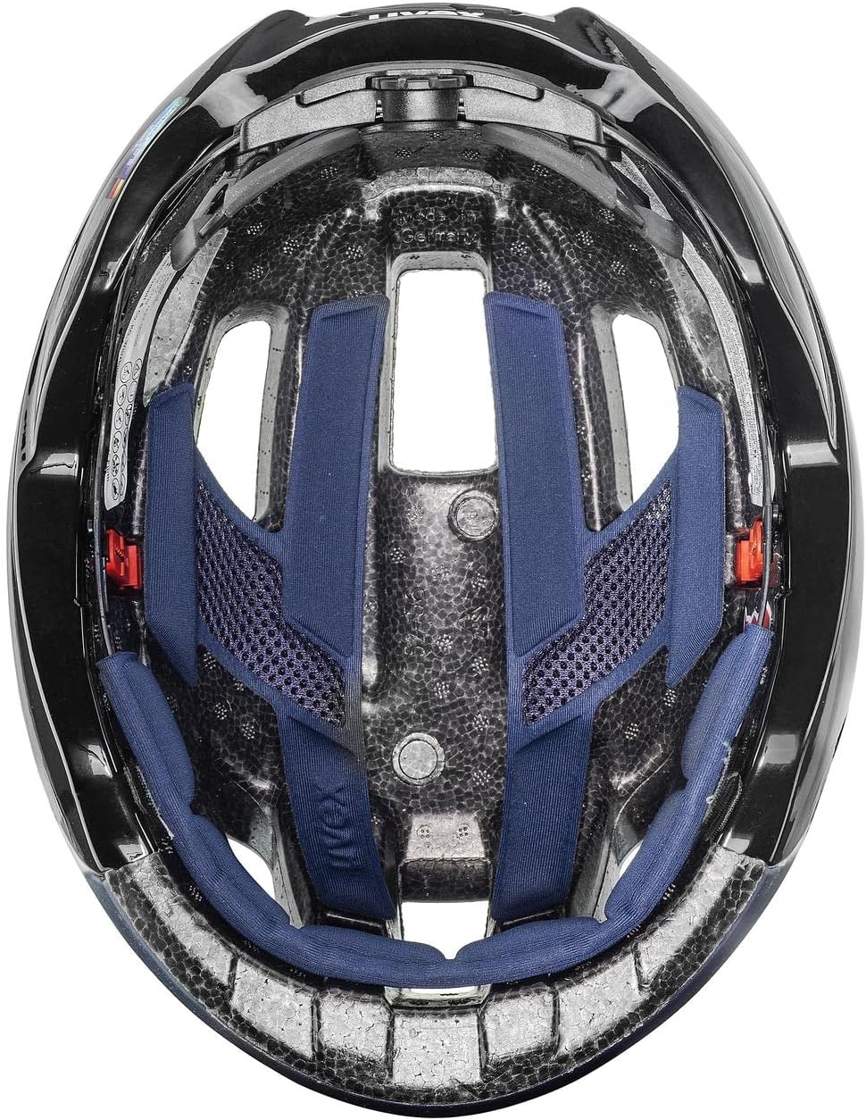 Uvex Rise CC Rennrad Fahrrad Helm matt blau/schwarz 2024 52-56 cm, 52-56 cm
