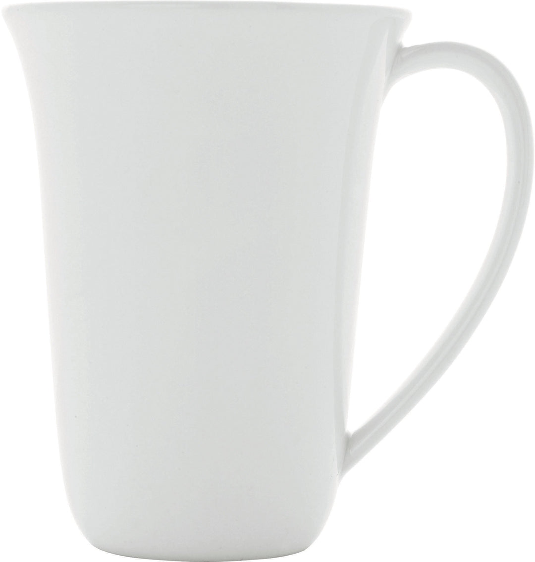 Alessi "KU", 4 Stück Mug aus weissem Porzellan Tasse, Tasse