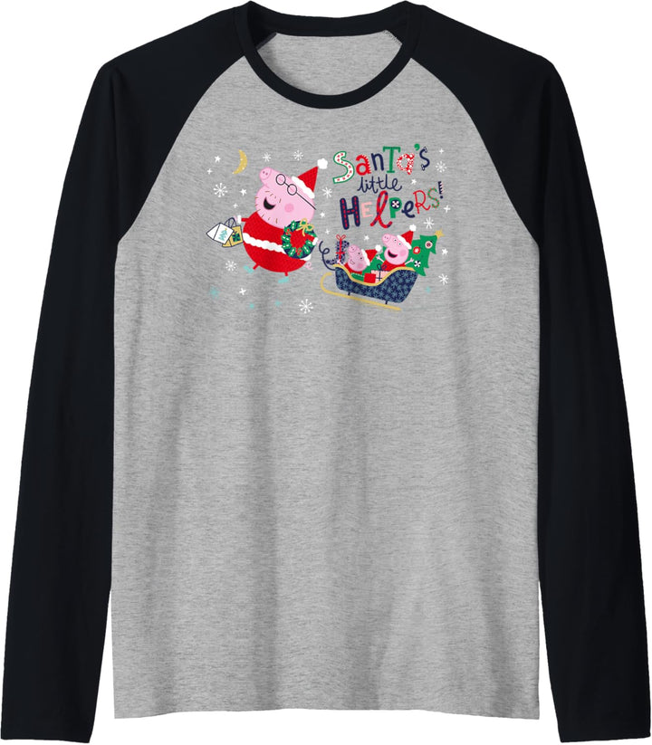 Peppa Pig Sleigh Ride Raglan