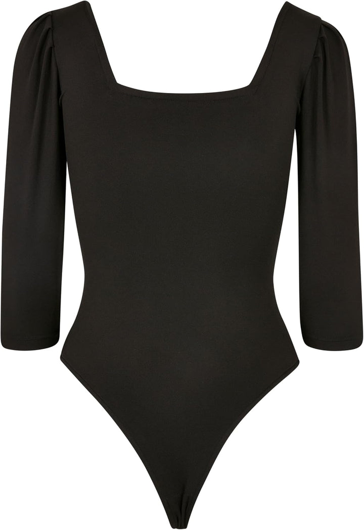 Urban Classics Ladies Recycled 3/4 Sleeve Body, 3/4 Einteiler aus Stretch Jersey für Frauen in Slim