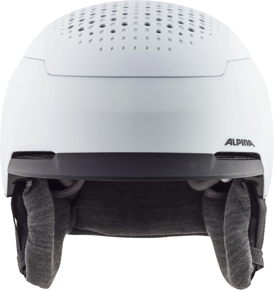 ALPINA Unisex - Erwachsene, GEMS Skihelm white matt 55-59 cm, white matt 55-59 cm