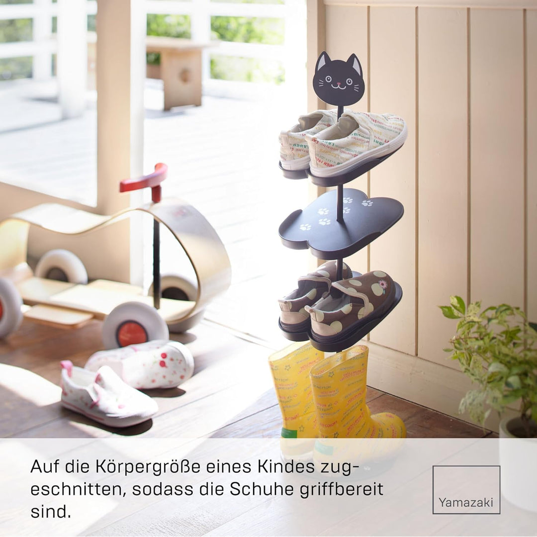 Shoe rack for kids - black cat Katze, Katze