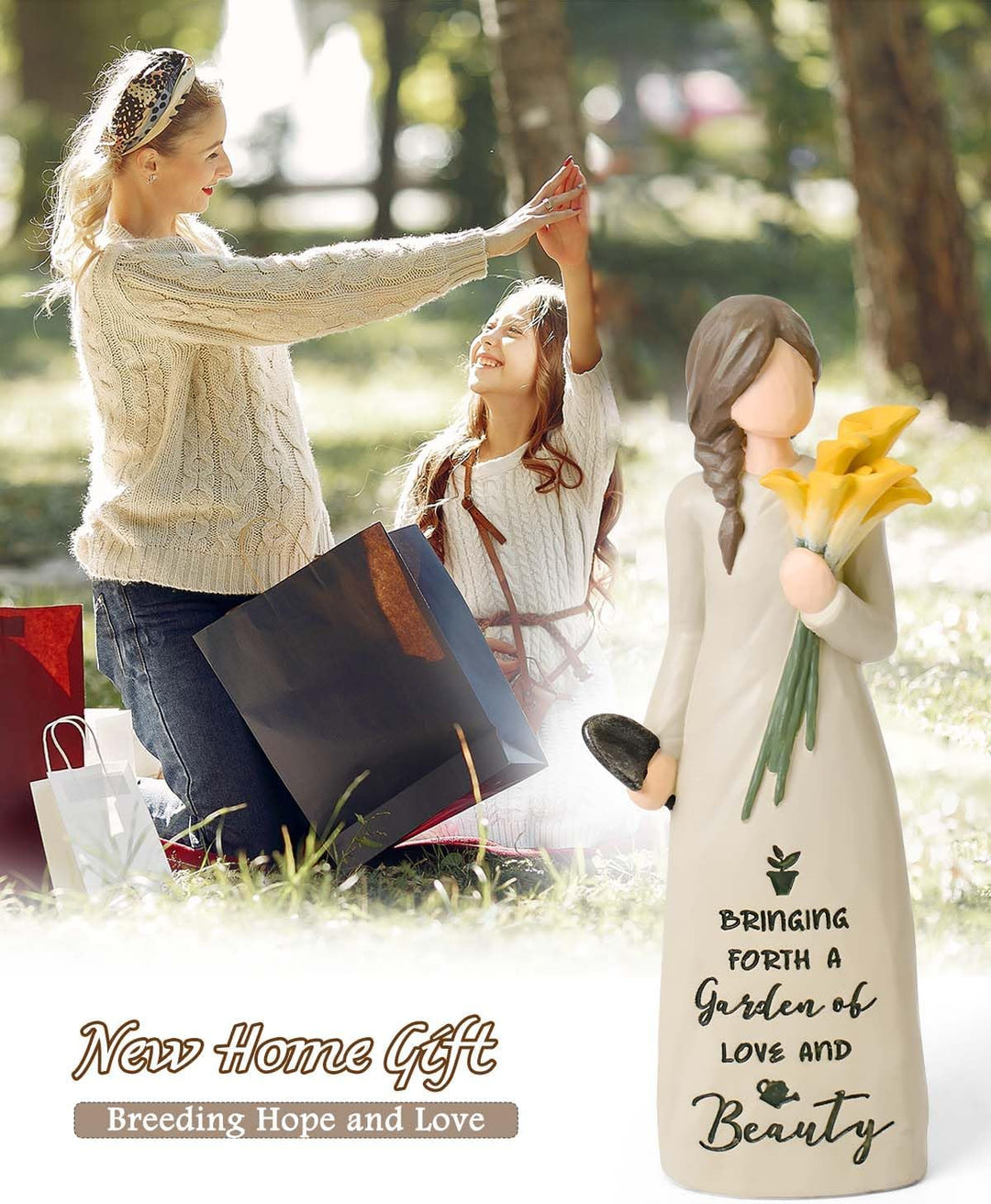 Gartengeschenke für Frauen, Gartengeschenke für Mutter, Schwestern, Freunde, Calla-Lilie, Geschenk f