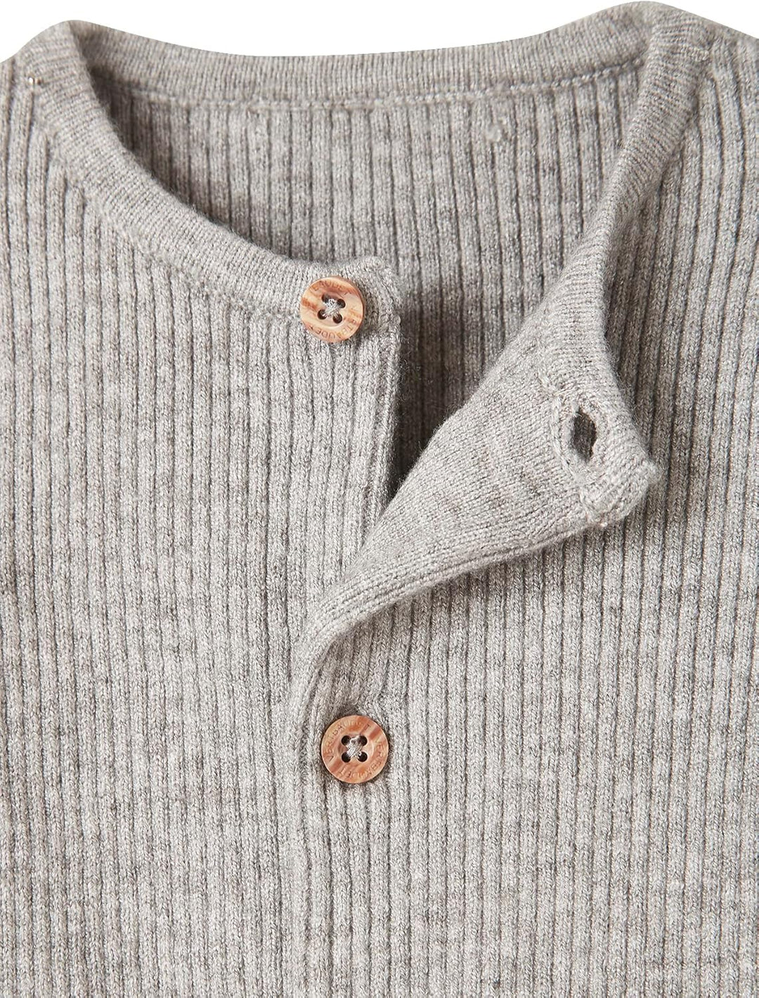 Vertbaudet Baby-Set: Jäckchen & Hose, Strick hellgrau meliert 71 71 hellgrau meliert, 71 hellgrau me