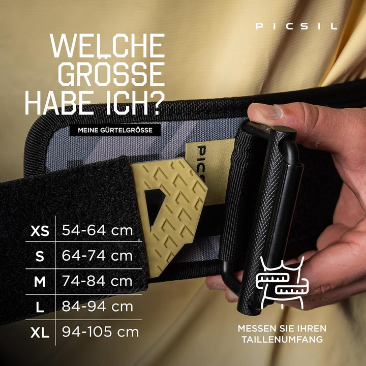 PICSIL - Lendenwirbelgurt Lockpro aus Neopren, Flexibler Support für Cross Training, Functional & Po