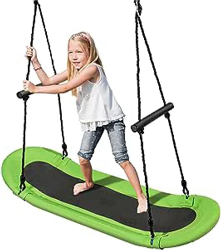 GOPLUS Höheverstellbare Schaukel bis 150 kg belastbar, Gartenschaukel für Erwachsene oder Kinder, ex