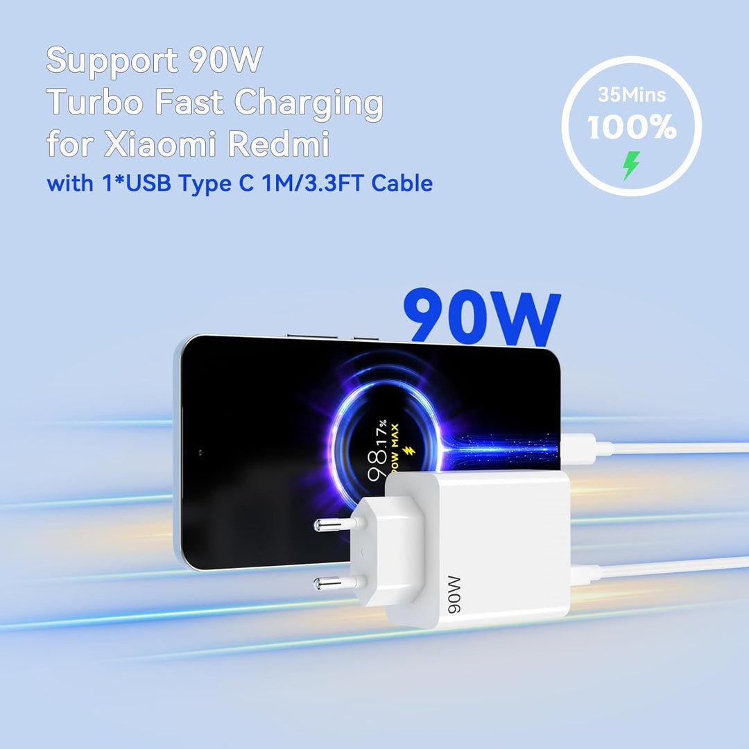 90W USB C Ladegerät Ladekabel für Xiaomi 17 Ultra 15TPro 15 14 15Ultra 15Pro 15S Pro 14 13 Ultra, 90