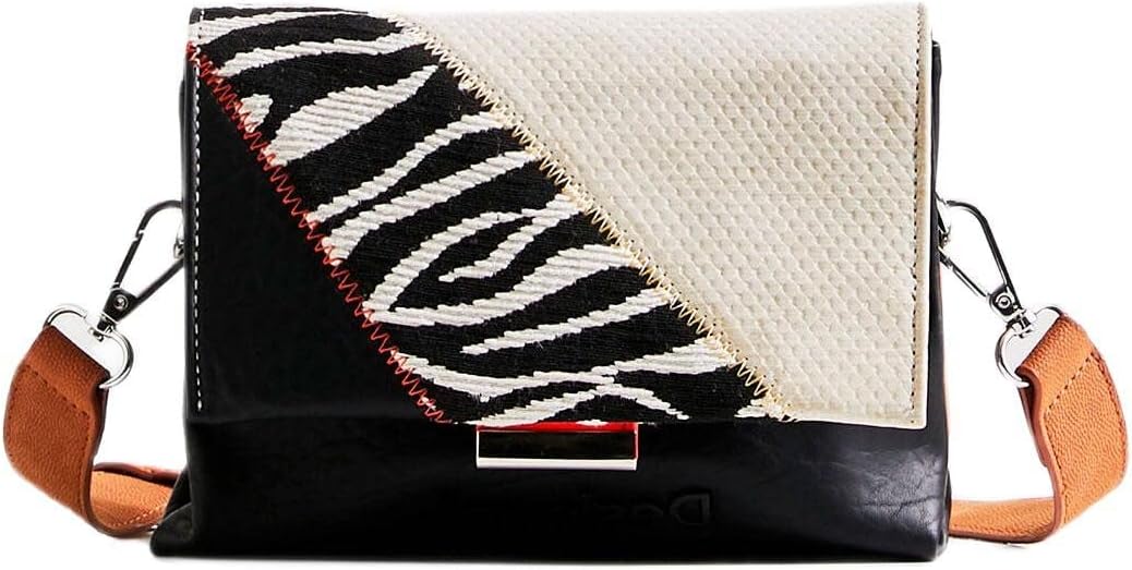 Desigual Damen Bols_Click Roda Across Body Bag, Brown, Einheitsgrösse EU