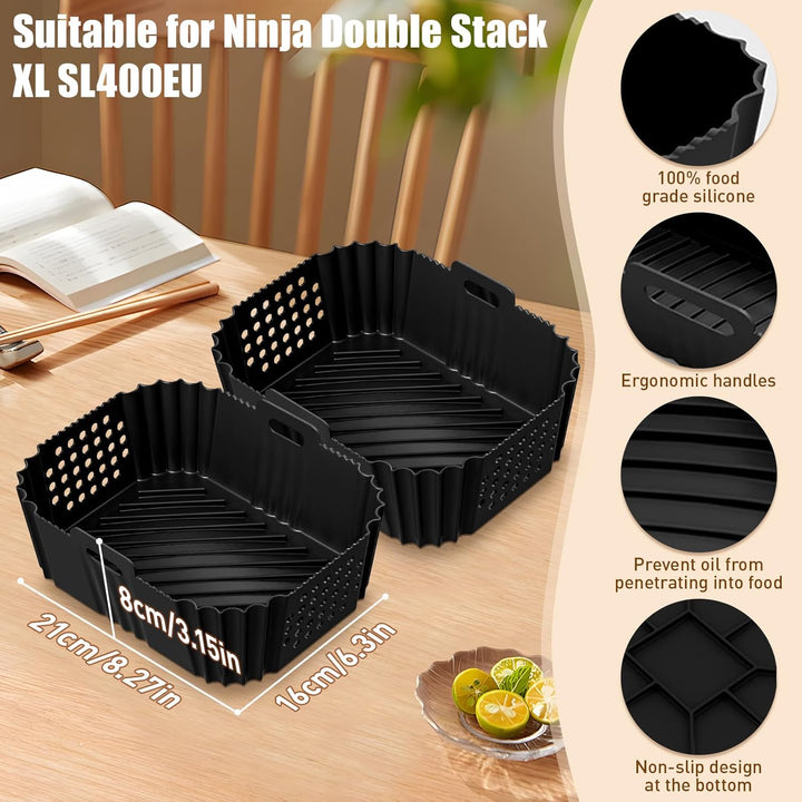 Ninja Double Stack XL Zubehör Airfryer Zubehör Ninja HeissLuftfritteuse Double Stack 9,5L, SL400EU S