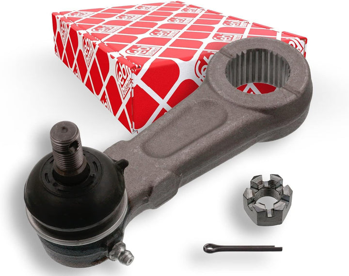 febi bilstein 41308 Lenkstockhebel mit Kronenmutter und Splint , 1 Stück
