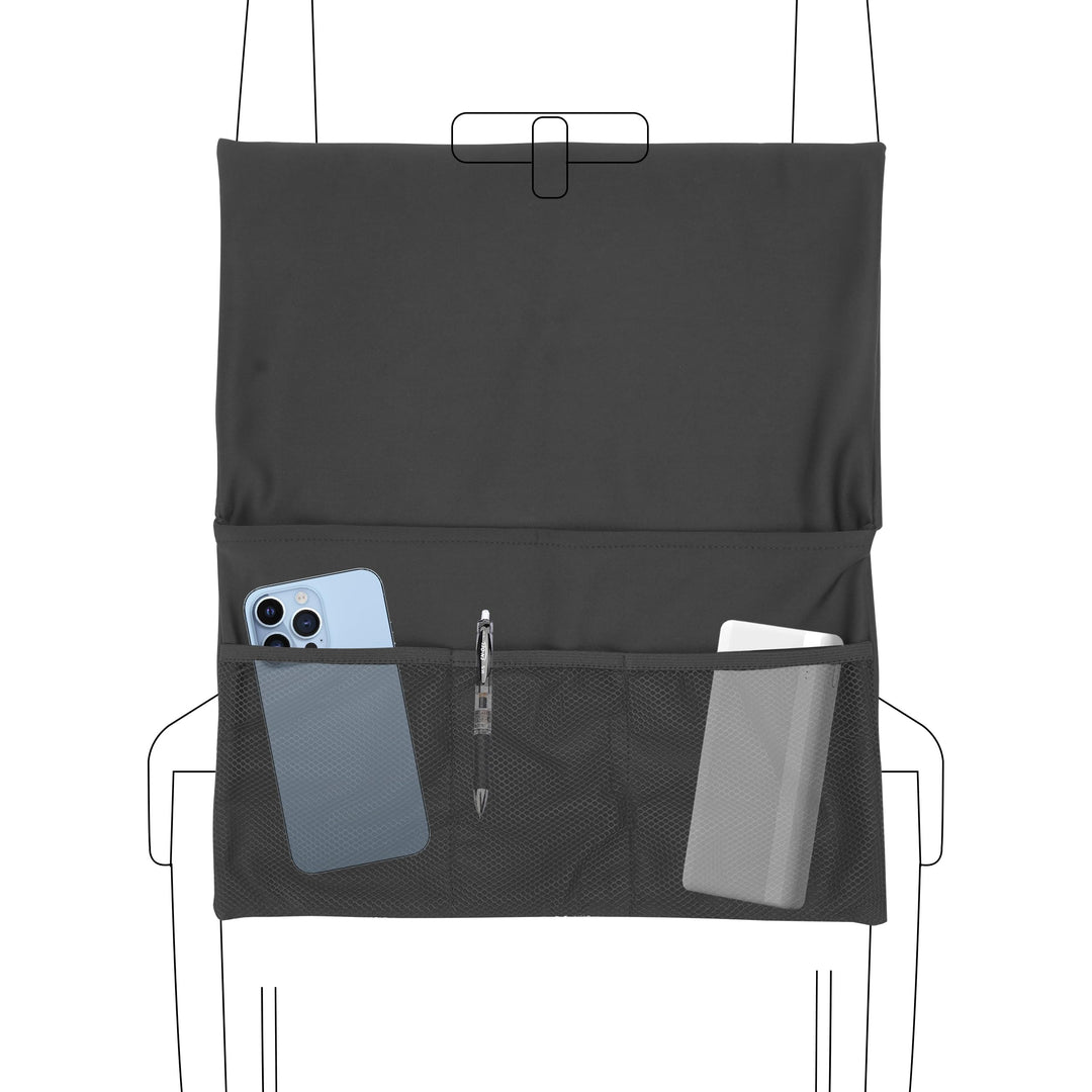 Adorila Airline-Tablett-Tischbezug mit Taschen, Airline-Taschen, Sitzlehnen-Organizer für persönlich