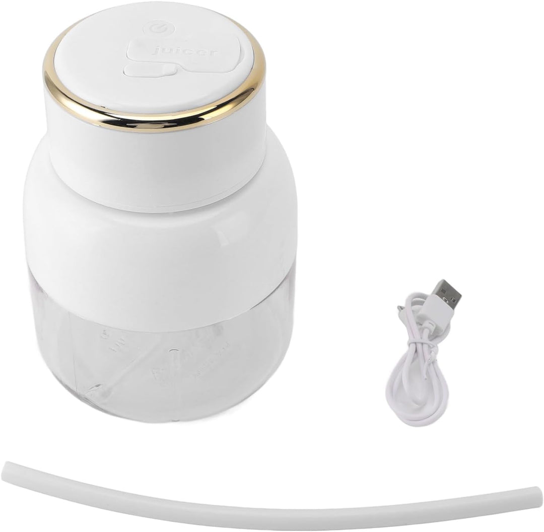 Tragbarer Mixer, 800 Ml USB-wiederaufladbarer Mixer in Persönlicher Grösse mit Strohhalm, Kleiner Fr
