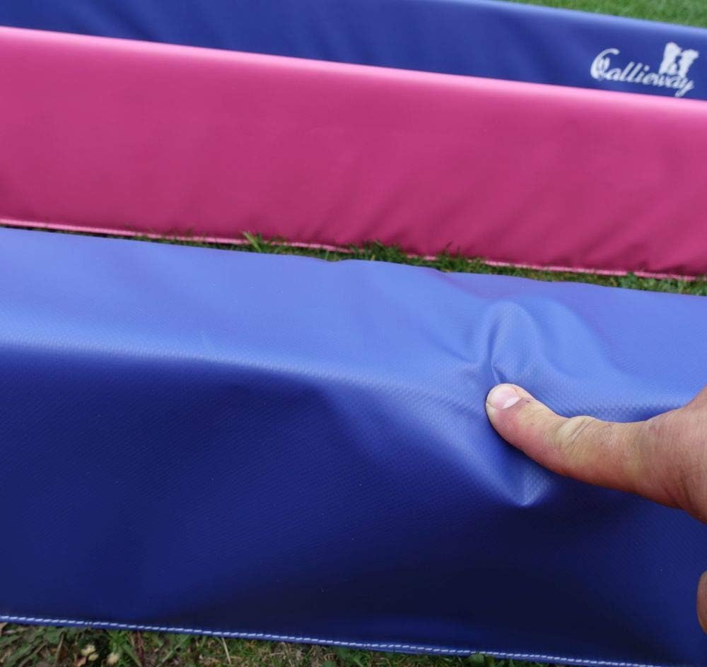 Callieway® Agility Soft-Weitsprung Sosipiri - Agility Long-Jump - FCI konform (blau/Himbeer ohne Eck
