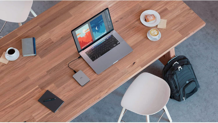 LaCie MOBILE DRIVE V2 Moon 1TB tragbare externe Festplatte, 2.5 Zoll, Mac & PC, silber, inkl. 2 Jahr