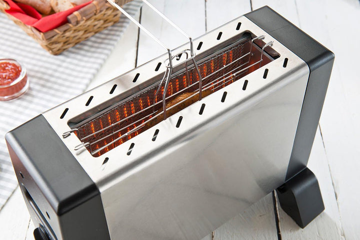 Rosenstein & Söhne Vertikalgrill elektrisch: Vertikaler Infrarot-Tischgrill mit 24 x 18 cm Grillfläc