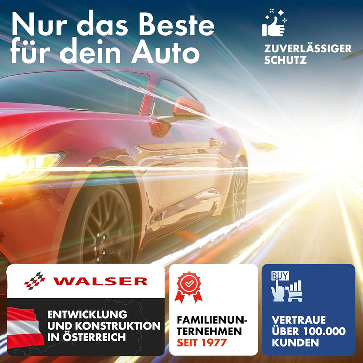 Walser Abdeckplane Auto All Weather, Abdeckplane wasserdicht, 100% wetterfeste Auto Abdeckplane, Aut