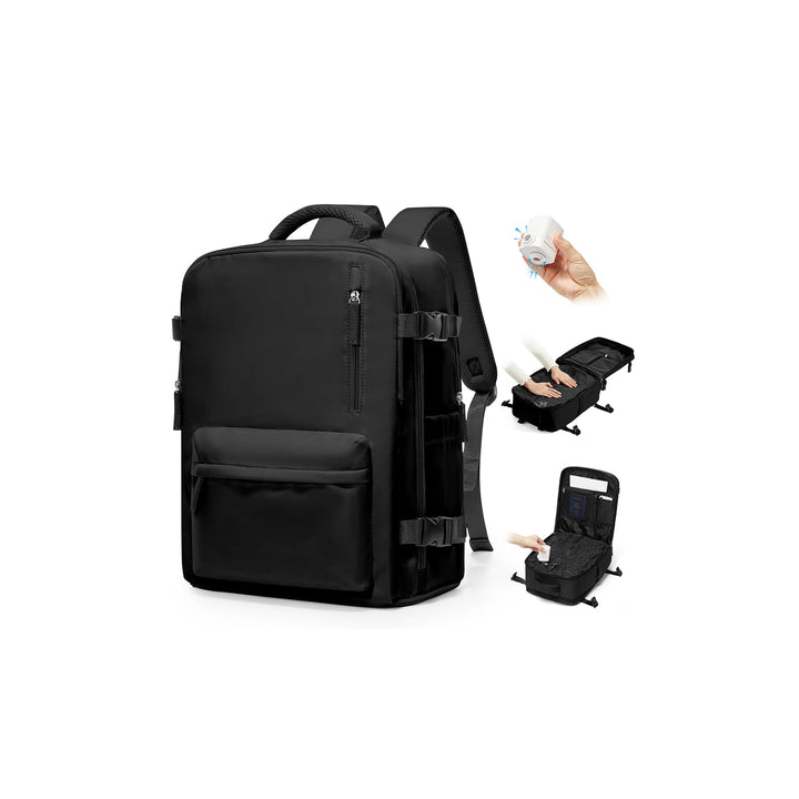 BJLFS Vakuum Rucksack 40×30×20 Handgepäck Rucksack 40x20x25 für Ryanair Wizzair Reiserucksack Damen