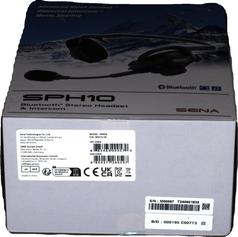 SENA SPH10-10 Bluetooth-Kommunikationssystem schwarz