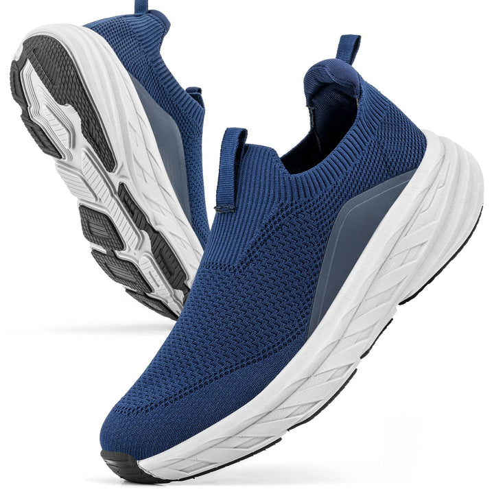Sosenfer Slip On Sneaker Herren Ohne Schnürsenkel Schuhe Sportschuhe Laufschuhe Leichte Atmungsaktiv