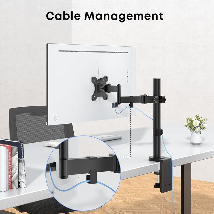 WORLDLIFT Universelle VESA Halterung,für 17"-32" Bildschirme bis zu 8 kg, Neigbar Schwenk Drehbar TV