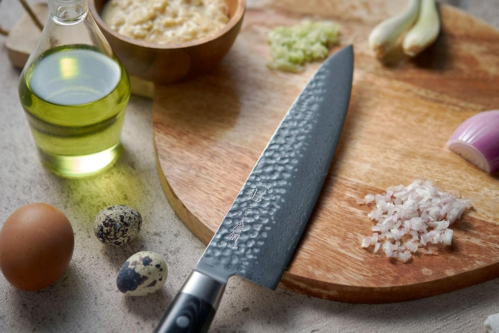 Yaxell Zen Kochmesser, 21 cm, Silber