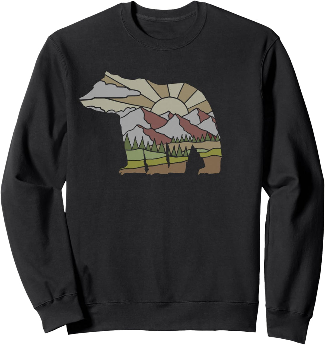 Trendy Bear Mountains Sweatshirt
