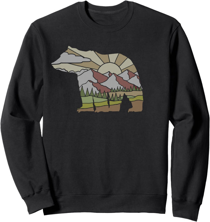 Trendy Bear Mountains Sweatshirt