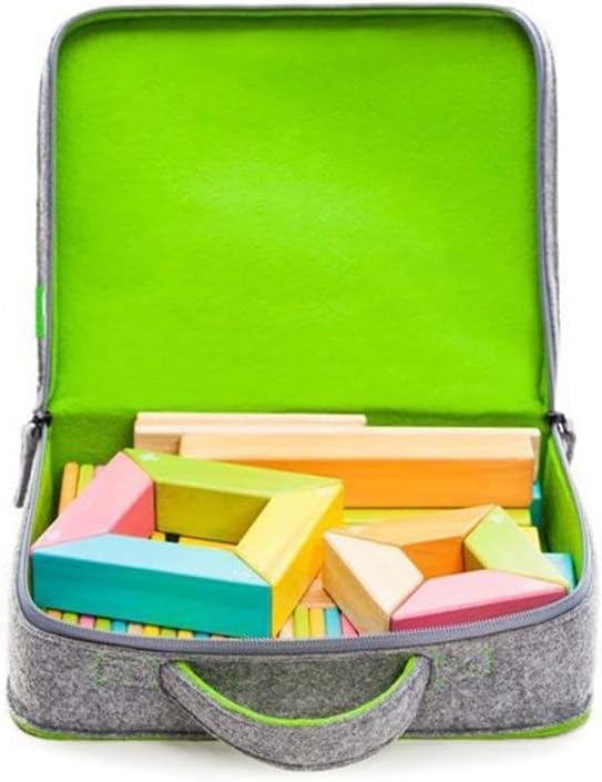Tegu Reisetasche mit Magnetblöcken.