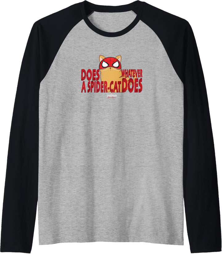 Marvel Spider-Man: Miles Morales Spider-Cat Does Whatever Raglan