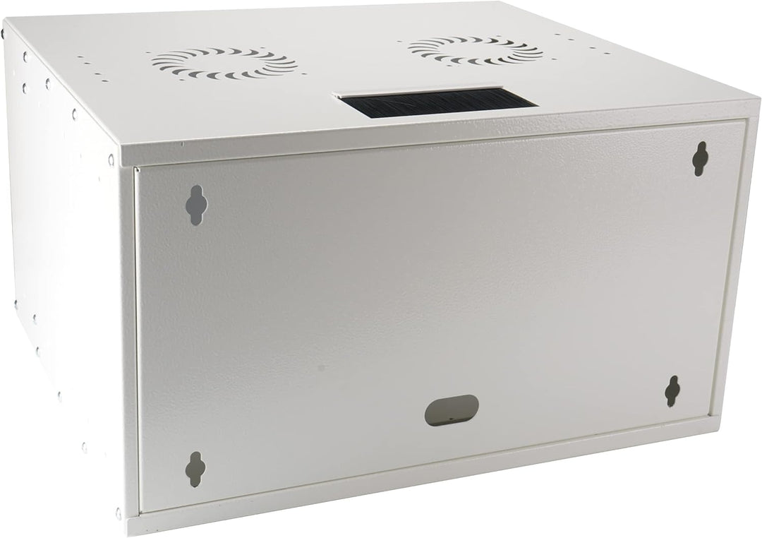 EFB 19 Zoll 12HE Wandgehäuse Basic, Tiefe 600mm 1-teilig, Flat Pack, RAL9010 Weiss 535 x 571 x 600 m