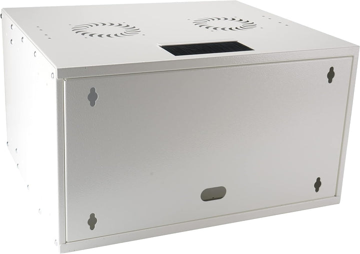 EFB 19 Zoll 12HE Wandgehäuse Basic, Tiefe 600mm 1-teilig, Flat Pack, RAL9010 Weiss 535 x 571 x 600 m