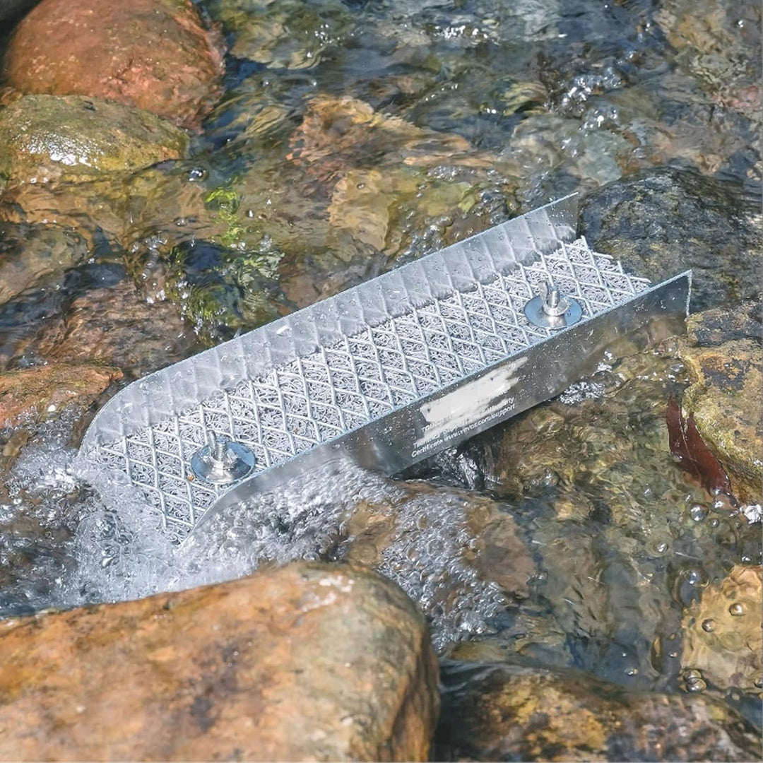 Gold Panning -Kit mit Schleusenbox, Tragbare Prospektionswerkzeuge für Erwachsene, Umfasst Goldpfann