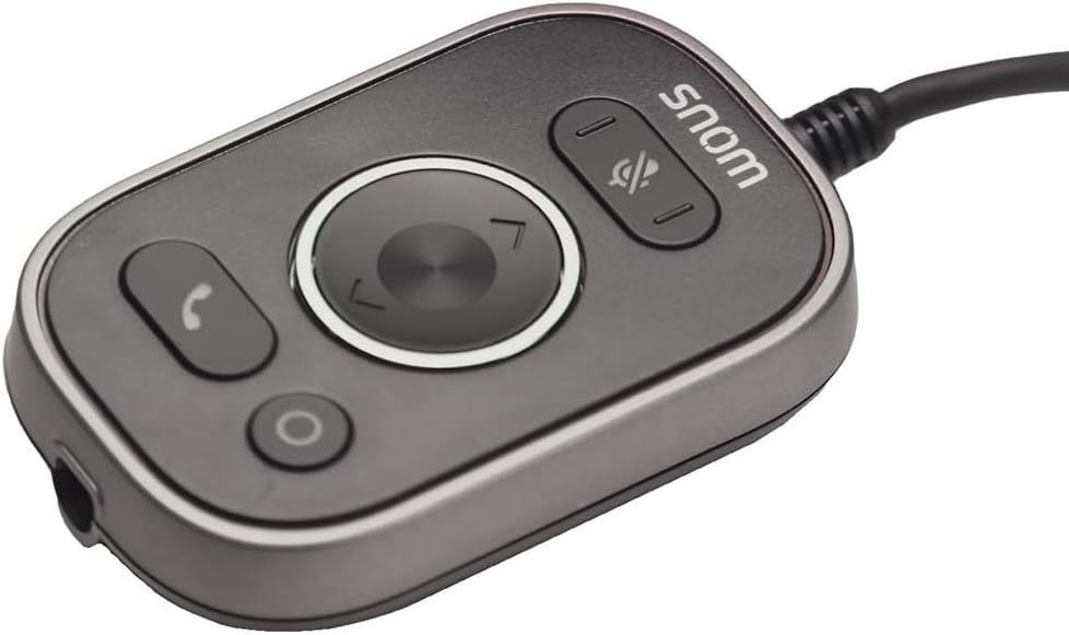 Snom A330D Kabelgebundenes Over-Ear-Headset - Headset Mit Mikrofon Kabellos, Kopfhörer Kabel, Gamin