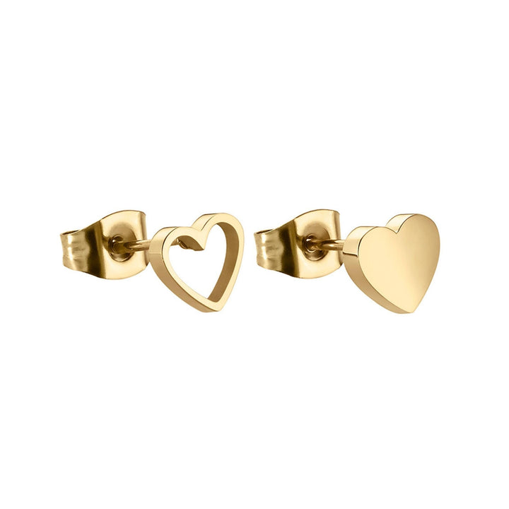 LIEBESKIND Damen-Ohrstecker Edelstahl, gold