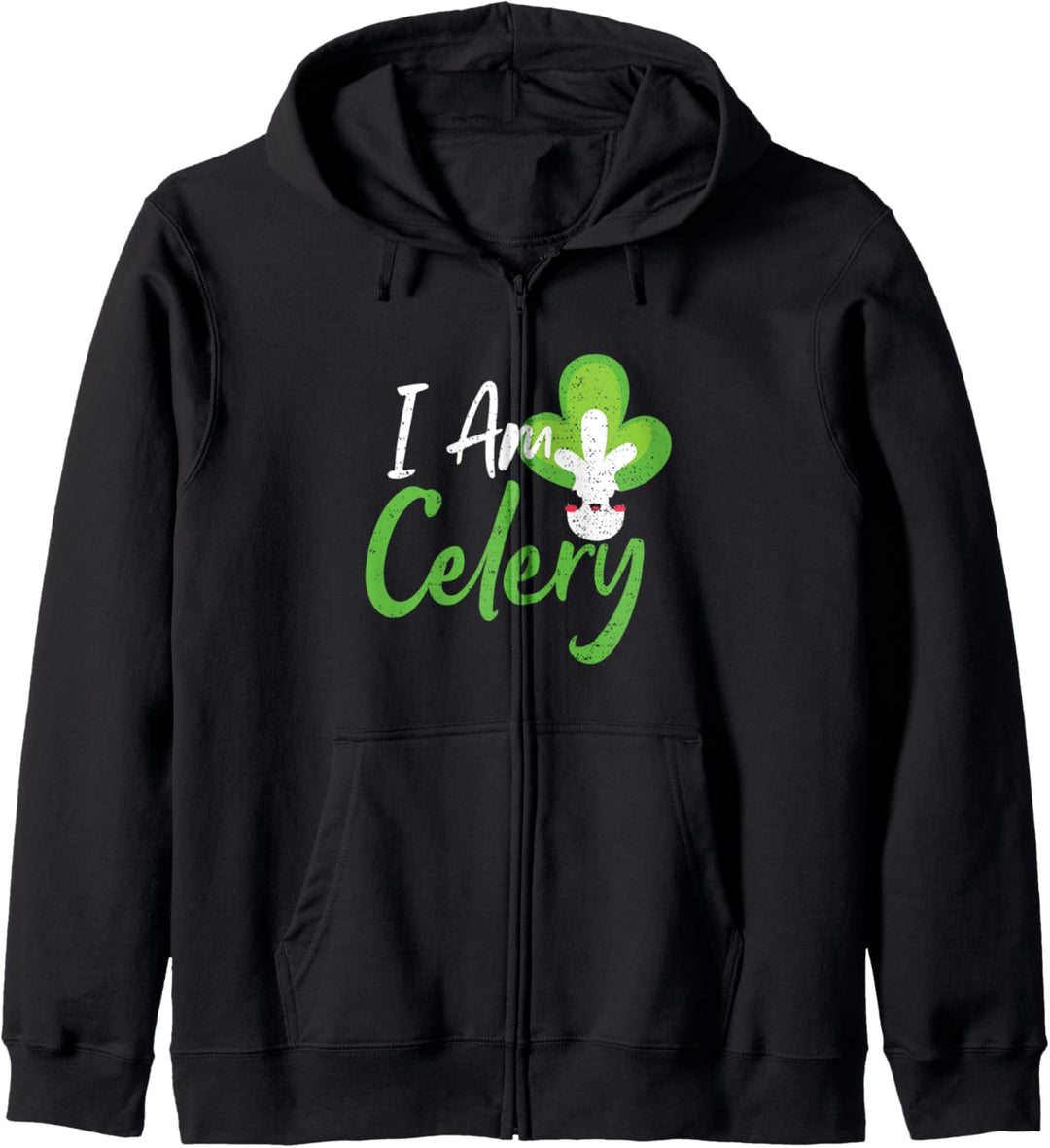 Funny Sellerie: I Am Celery - Gemüse Kapuzenjacke