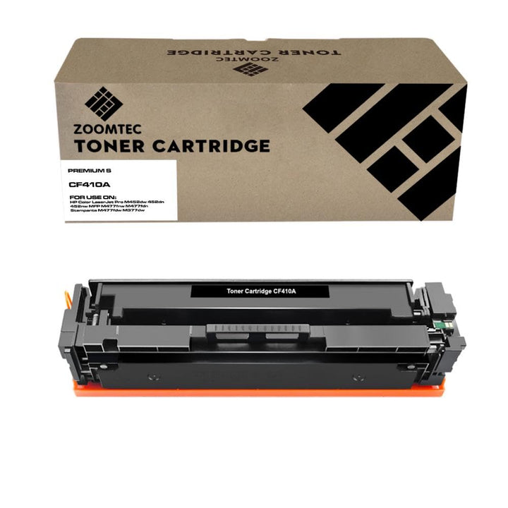 ZOOMTEC CF410A 410A Toner kompatibel für Color Laserjet Pro M452dn M452nw M452dw M377dw, MFP M477fdn