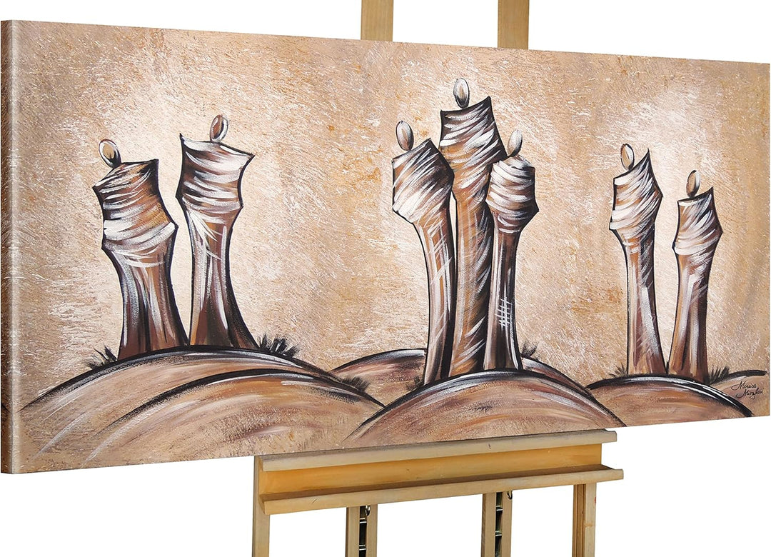 Monica Mirafiori I 100% HANDGEMALT I Gemälde Figuren I 100x50cm | Gemälde Handgemalt | Acrylgemälde