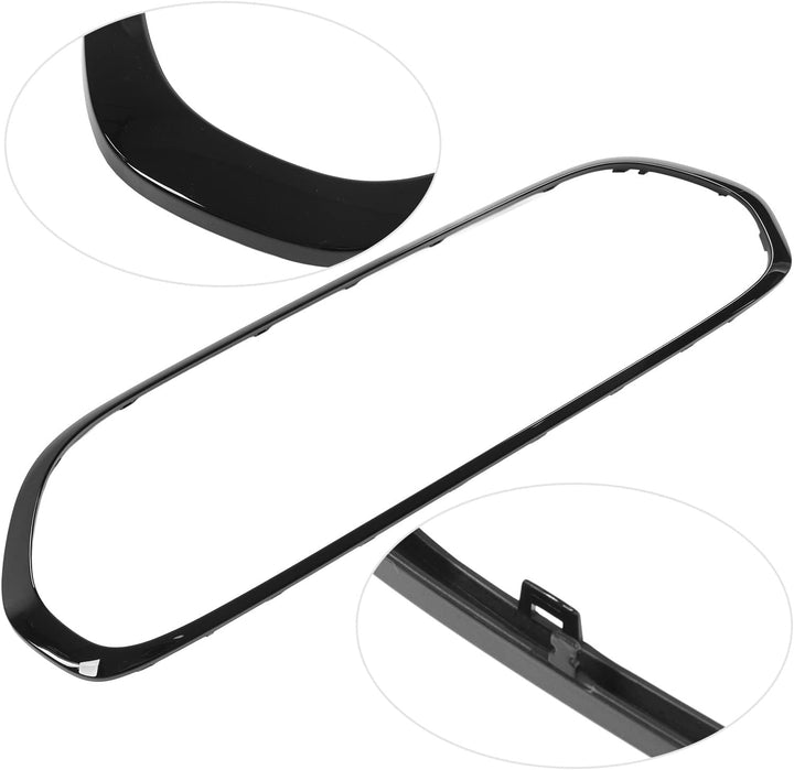 Cooper Kühlergrill Schwarz Frontgrill Grill Rahmeneinfassung 51137449207 Schwarz Glänzend Ersatz für