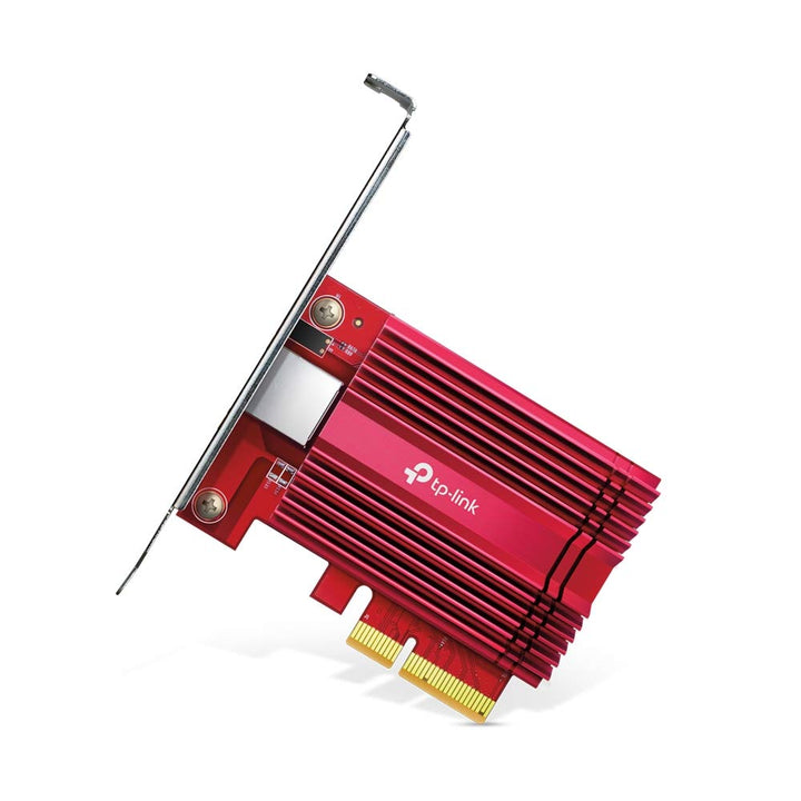 TP-Link Archer TX401 10Gbit/s PCIe-Adapter (CAT6A-Ethernet-Kabe, Kühlkörper, kompatibel mit Windows